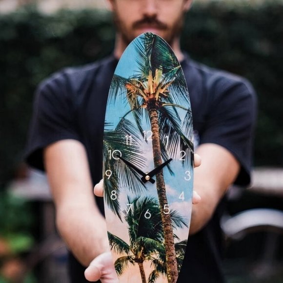 Hawaiian Palms Wall Clock - Picture 3 of 4